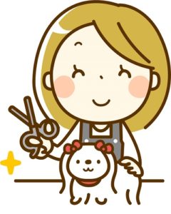 ペットのトリミング